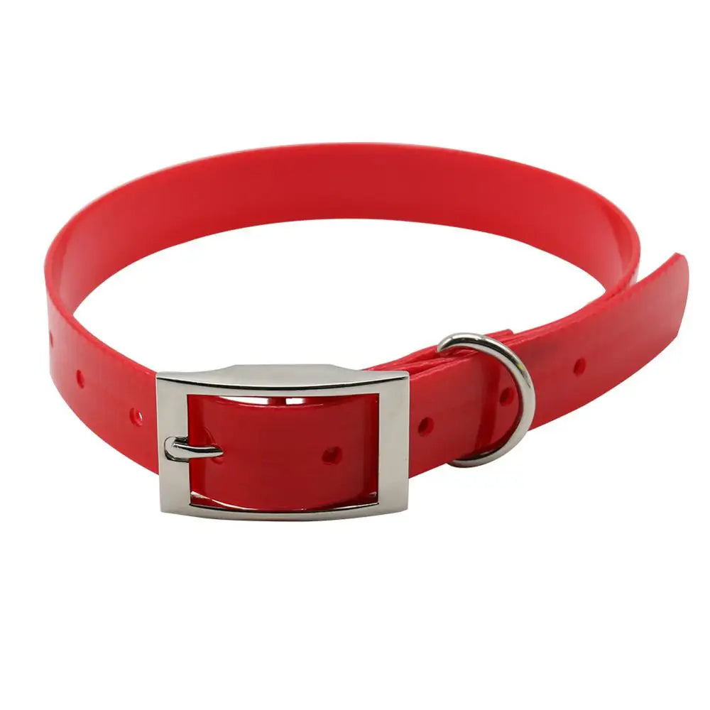 Fashion TPU Dog Pet Collars High Quality Waterproof Deodorant Resistant Dirt Easy Clean Collars 10 Colors Pet Products