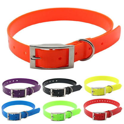 Fashion TPU Dog Pet Collars High Quality Waterproof Deodorant Resistant Dirt Easy Clean Collars 10 Colors Pet Products