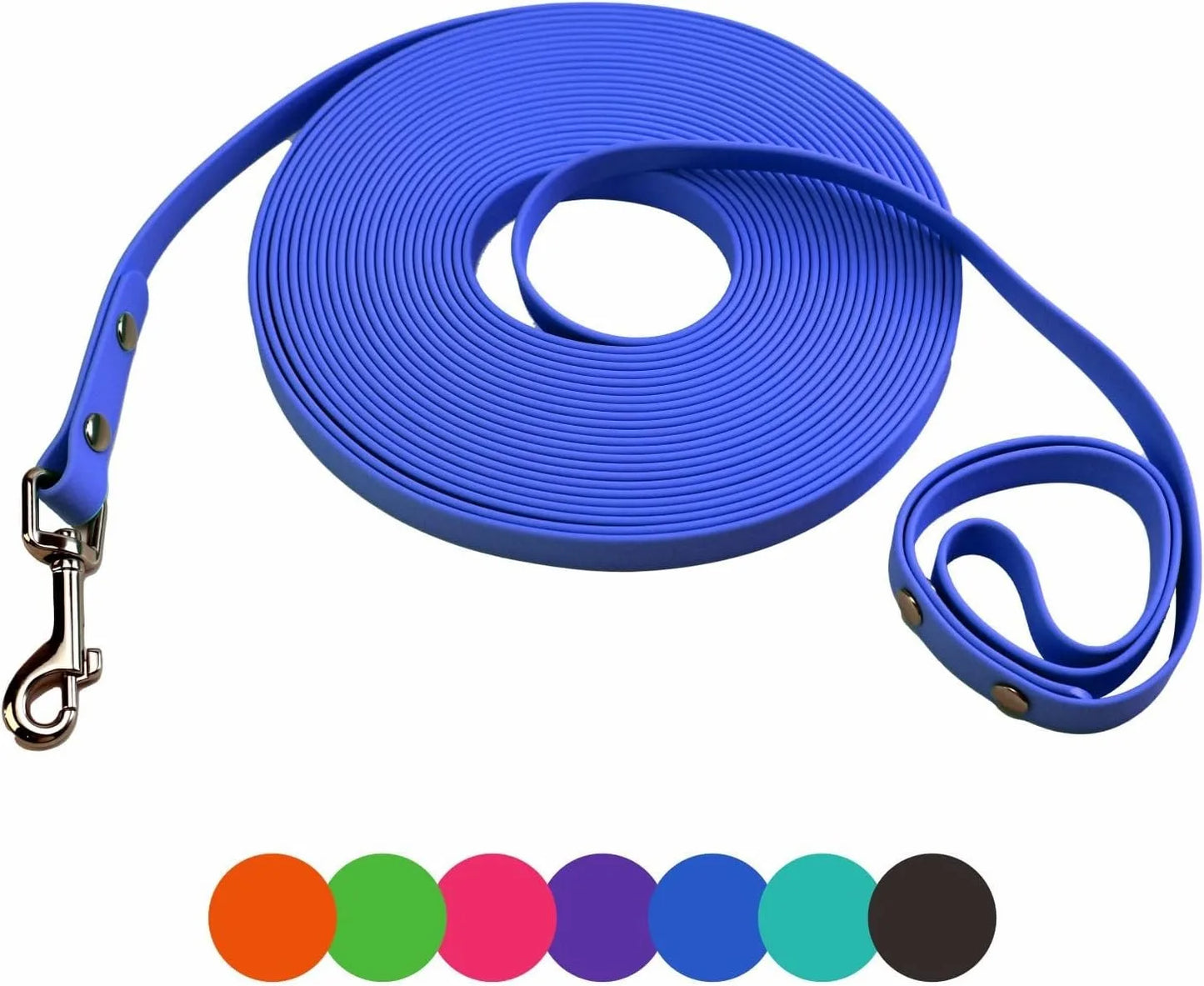 Waterproof Dog Leash Long Pvc Pet Leashes Easy to Clean Rope for Small Medium Large Big Dogs Walking Traning Lead 3M 5M10M 15M