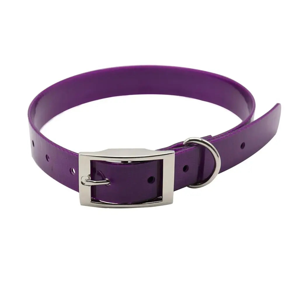 Fashion TPU Dog Pet Collars High Quality Waterproof Deodorant Resistant Dirt Easy Clean Collars 10 Colors Pet Products